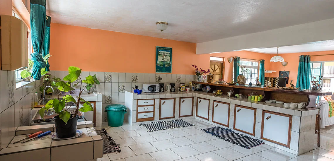 Cuisine commune de la Pension Poetaina